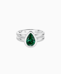 Zambian Lab Emerald / Pear (NS) / 1ct