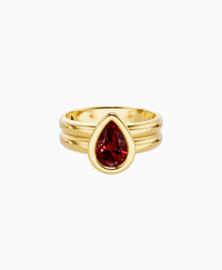 Pigeon Blood Lab Ruby / Pear (NS) / 1ct