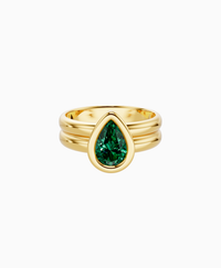 Zambian Lab Emerald / Pear (NS) / 1ct