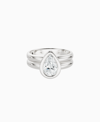 White Lab Diamond / Pear (NS) / 1ct