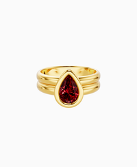 Pigeon Blood Lab Ruby / Pear (NS) / 1ct