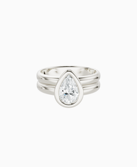 White Lab Diamond / Pear (NS) / 1ct