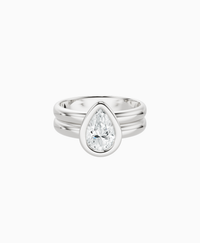 White Lab Diamond / Pear (NS) / 1ct