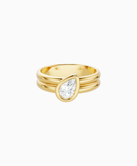 White Lab Diamond / Pear (Tilted) / 0.5ct