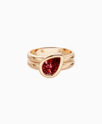 Pigeon Blood Lab Ruby / Pear (Tilted) / 1ct