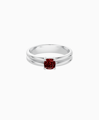 Pigeon Blood Lab Ruby / Cushion / 0.5ct