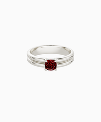 Pigeon Blood Lab Ruby / Cushion / 0.5ct