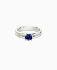 Royal Blue Lab Sapphire / Cushion / 0.5ct
