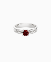 Pigeon Blood Lab Ruby / Cushion / 0.5ct