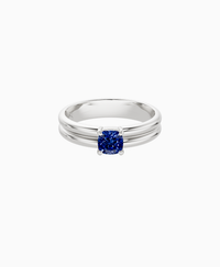 Royal Blue Lab Sapphire / Cushion / 0.5ct