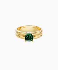 Zambian Lab Emerald / Cushion / 1ct