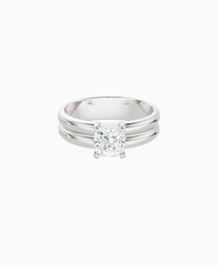 White Lab Diamond / Cushion / 1ct