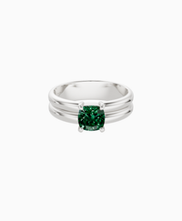 Zambian Lab Emerald / Cushion / 1ct