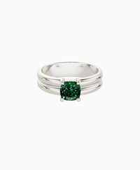Zambian Lab Emerald / Cushion / 1ct