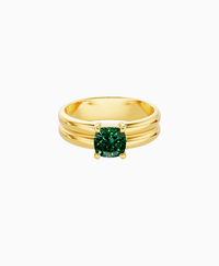 Zambian Lab Emerald / Cushion / 1ct