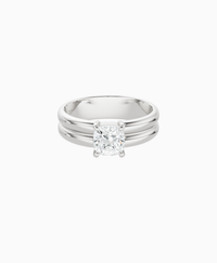 White Lab Diamond / Cushion / 1ct