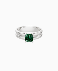 Zambian Lab Emerald / Cushion / 1ct
