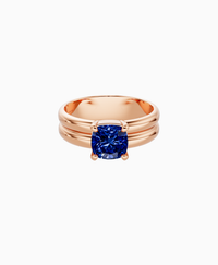 Royal Blue Lab Sapphire / Cushion / 1.5ct