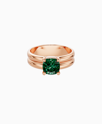 Zambian Lab Emerald / Cushion / 1.5ct