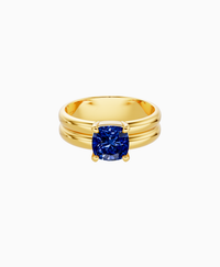 Royal Blue Lab Sapphire / Cushion / 1.5ct