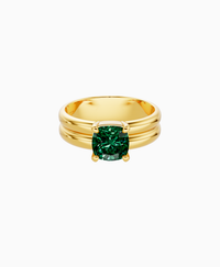 Zambian Lab Emerald / Cushion / 1.5ct