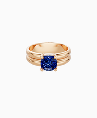 Royal Blue Lab Sapphire / Cushion / 1.5ct