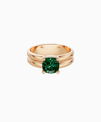 Zambian Lab Emerald / Cushion / 1.5ct