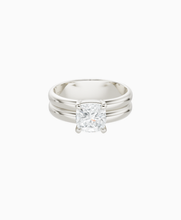 White Lab Diamond / Cushion / 1.5ct