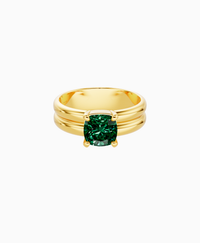 Zambian Lab Emerald / Cushion / 1.5ct