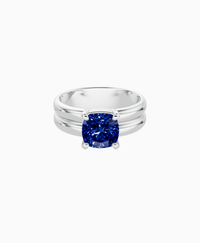 Royal Blue Lab Sapphire / Cushion / 2ct