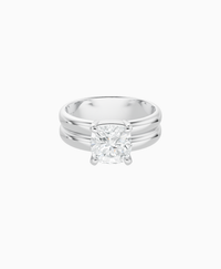 White Lab Diamond / Cushion / 2ct
