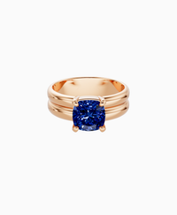 Royal Blue Lab Sapphire / Cushion / 2ct