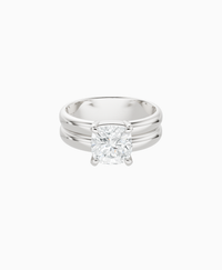 White Lab Diamond / Cushion / 2ct