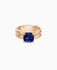 Royal Blue Lab Sapphire / Cushion / 2ct