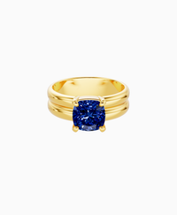 Royal Blue Lab Sapphire / Cushion / 2ct