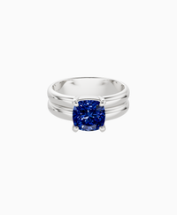 Royal Blue Lab Sapphire / Cushion / 2ct