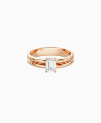 White Lab Diamond / Emerald (NS) / 0.5ct