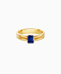 Royal Blue Lab Sapphire / Emerald (NS) / 0.5ct