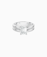 White Lab Diamond / Emerald (NS) / 1ct