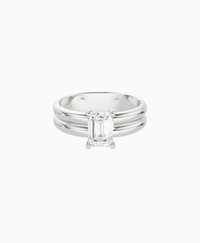 White Lab Diamond / Emerald (NS) / 1ct