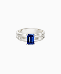 Royal Blue Lab Sapphire / Emerald (NS) / 1ct