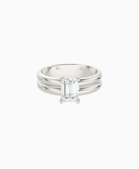White Lab Diamond / Emerald (NS) / 1ct