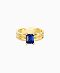 Royal Blue Lab Sapphire / Emerald (NS) / 1ct
