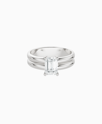 White Lab Diamond / Emerald (NS) / 1ct