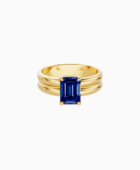 Royal Blue Lab Sapphire / Emerald (NS) / 1.5ct