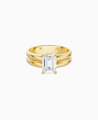 White Lab Diamond / Emerald (NS) / 1.5ct