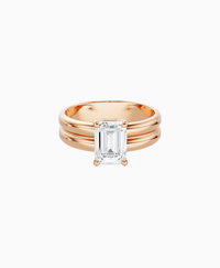 White Lab Diamond / Emerald (NS) / 1.5ct