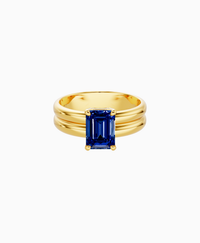 Royal Blue Lab Sapphire / Emerald (NS) / 1.5ct