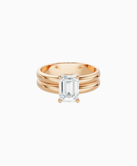 White Lab Diamond / Emerald (NS) / 1.5ct
