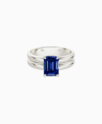 Royal Blue Lab Sapphire / Emerald (NS) / 1.5ct